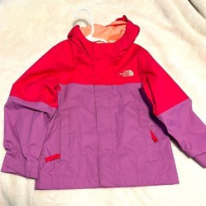 North face raincoat, toddler 3T
